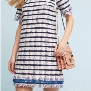 Anthropologie Tweed Shift Dress